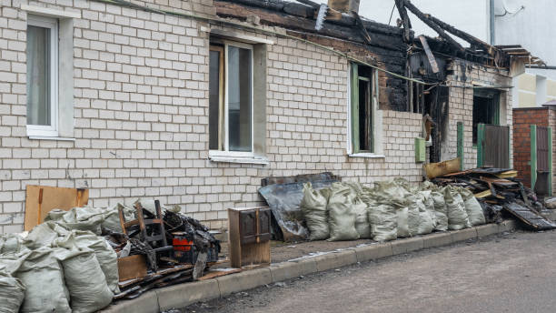 Professional Smoke Damage Removal technician working in Myersville, MD
